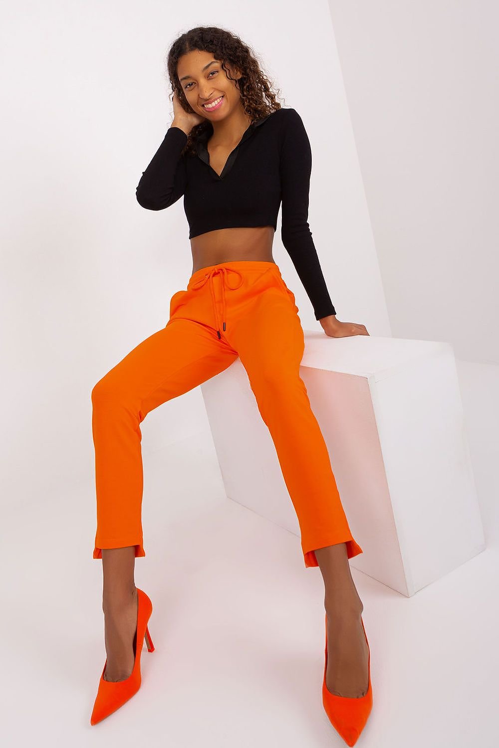  Spodnie Dresowe Model RV-DR-8380.25P Orange - Relevance 