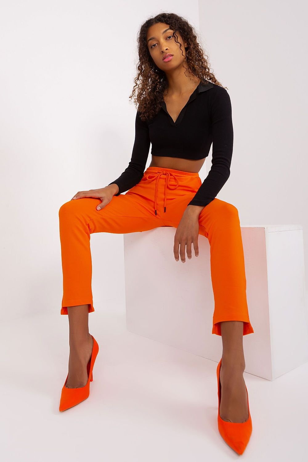 Spodnie Dresowe Model RV-DR-8380.25P Orange - Relevance 