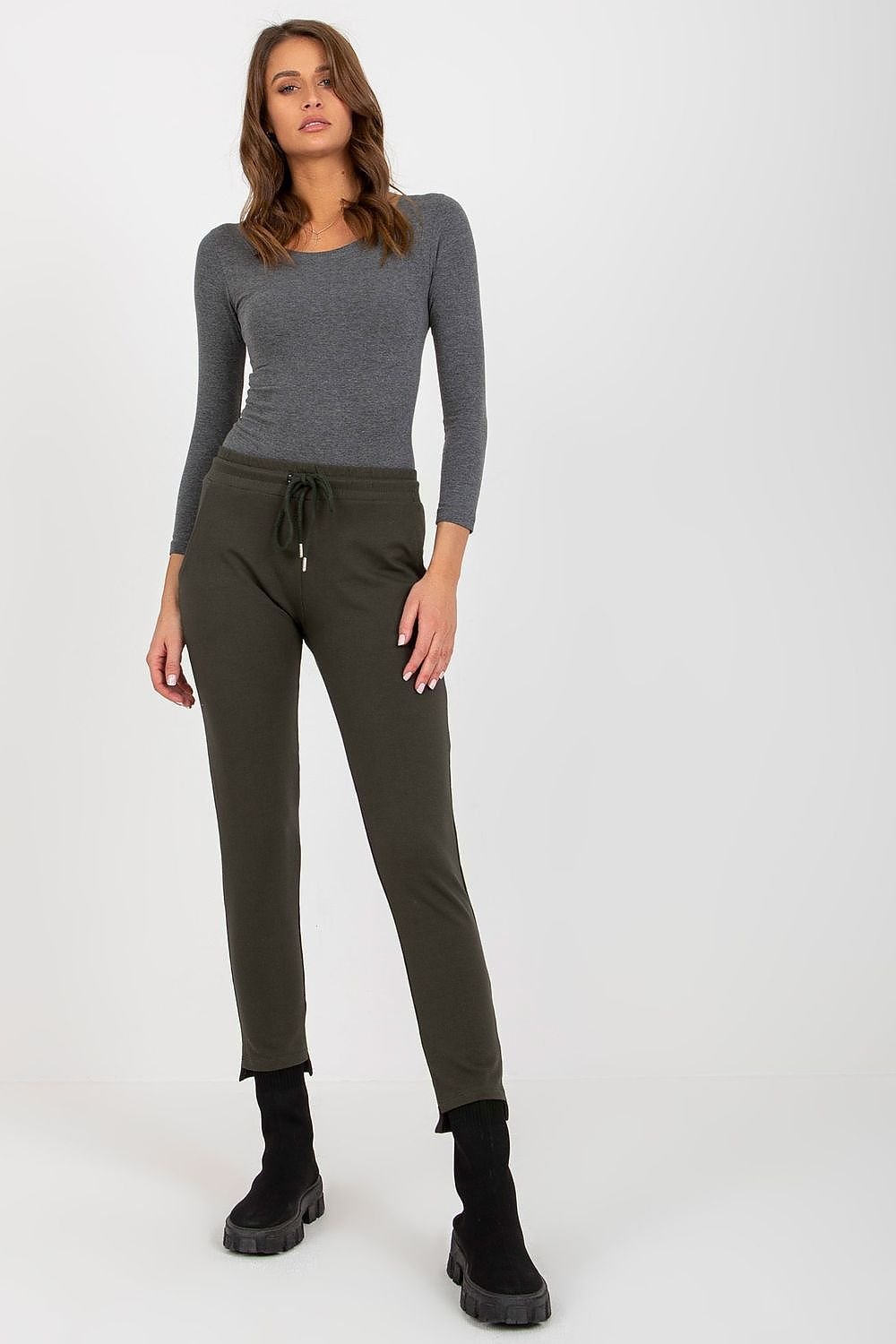  Spodnie Dresowe Model RV-DR-8380.25P Khaki - Relevance 