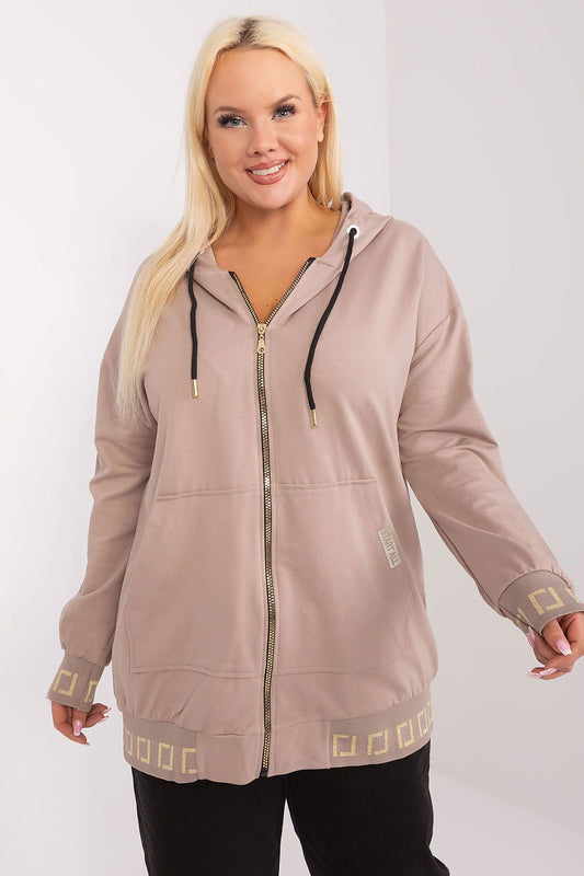   Bluza Damska Model RV-BL-8262.85 Dark Beige - Relevance 