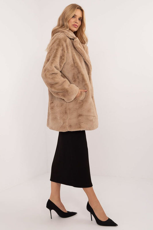 Płaszcz Damski Model TW-PL-BI-G230119.32 Light Beige - Factory Price