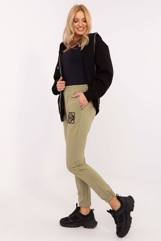 Spodnie Dresowe Model RV-DR-A220.99 Khaki - Relevance