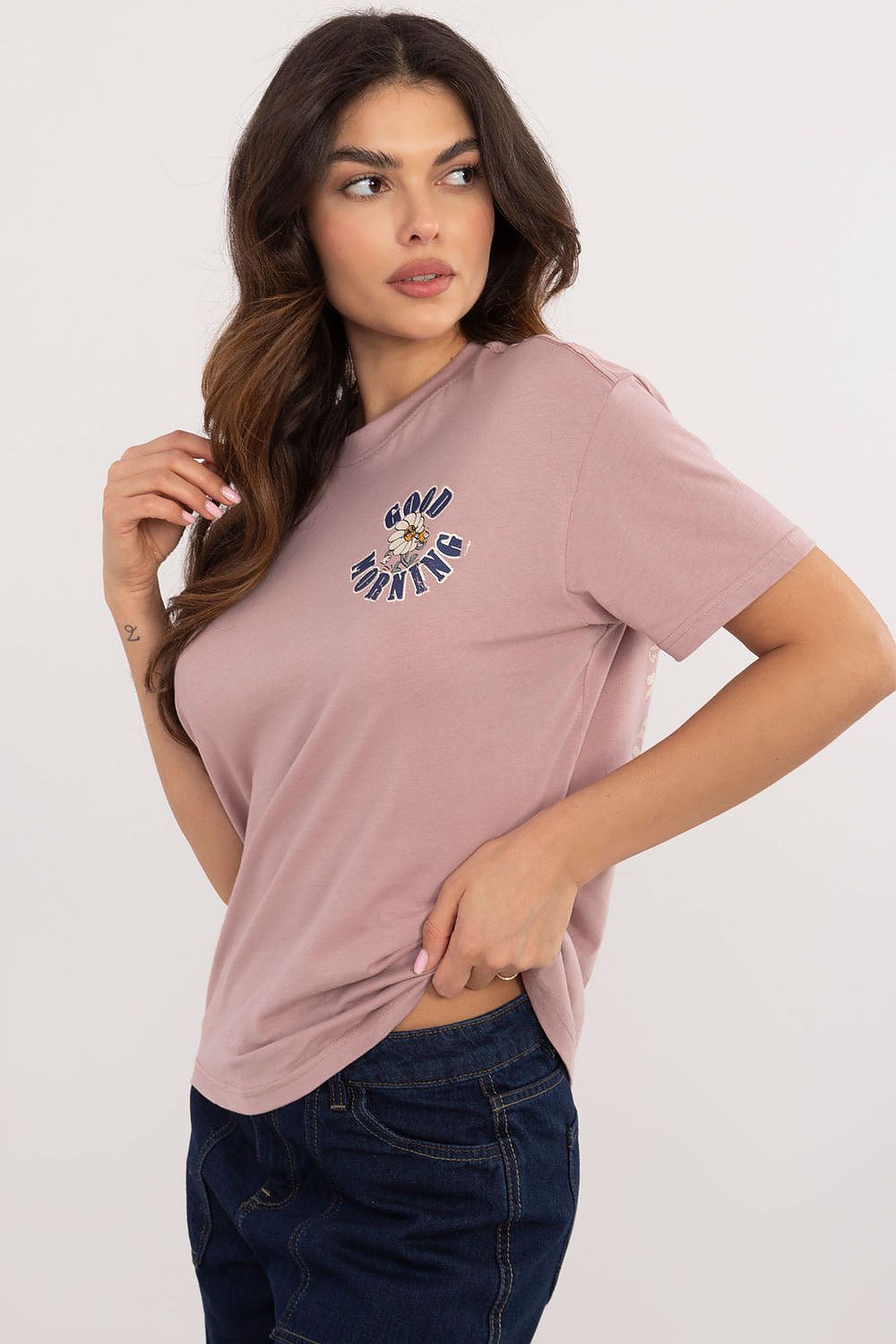   Tshirt Damski Model D12022AC02645F Dark Pink - Sublevel 