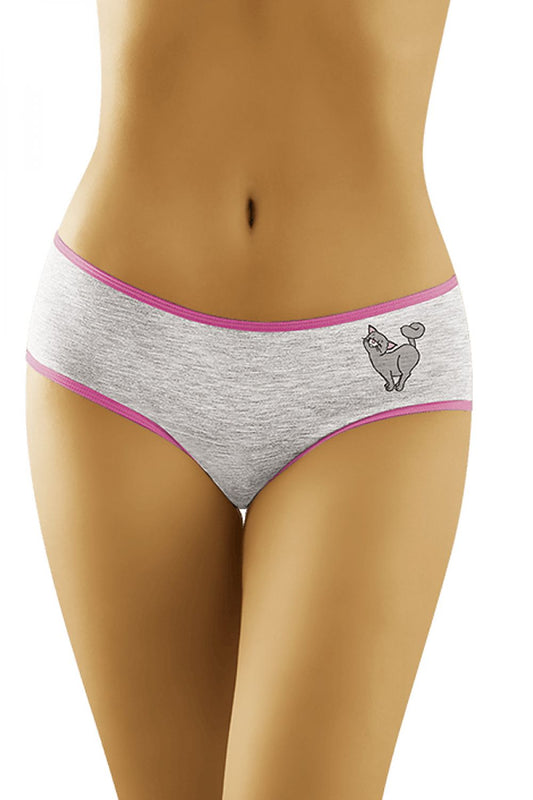  Figi Model Kicia 2504 Melange Grey - Wolbar 
