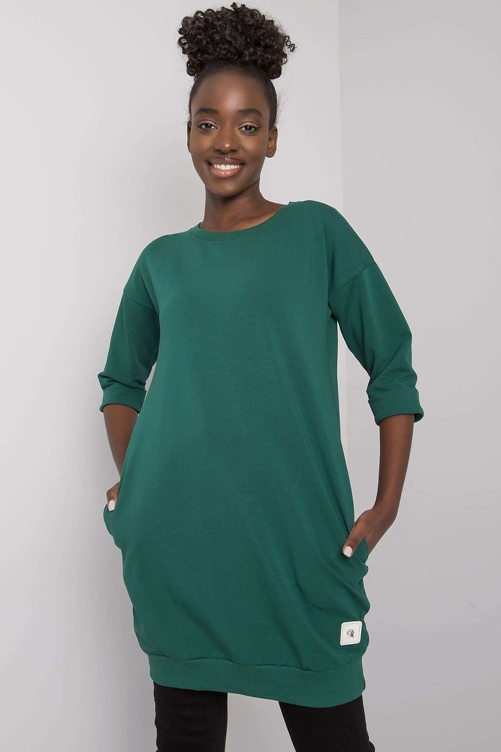  Sukienka Model RV-BL-6941.39P Dark Green - Relevance 