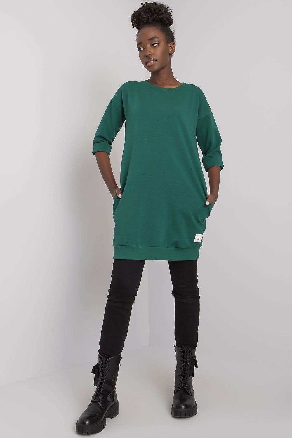  Sukienka Model RV-BL-6941.39P Dark Green - Relevance 