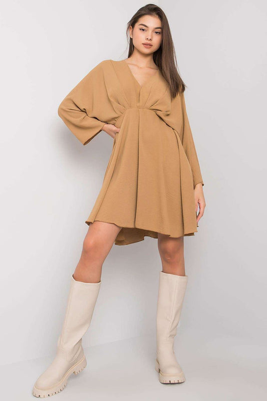 Sukienka Model DHJ-SK-11981B.19 Dark Khaki - Italy Moda