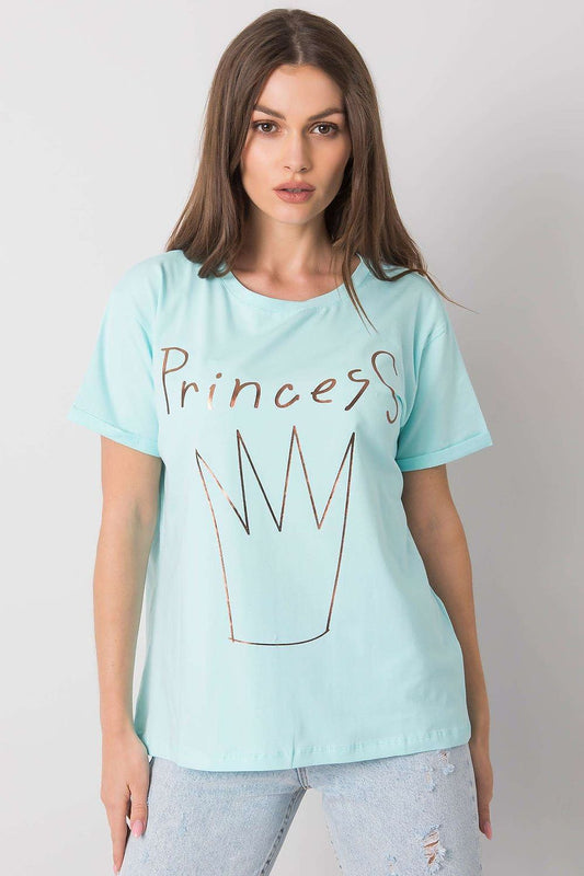 T-shirt Damski Model FA-TS-7121.88P Light Yellow - Fancy