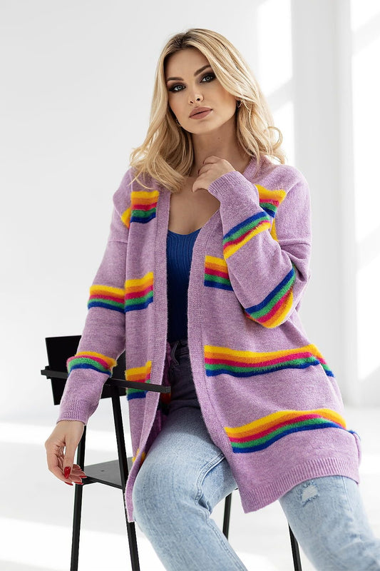Sweter Kardigan Model 30090 Cappuccino - PeeKaBoo